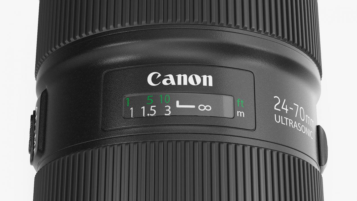 Canon EF Zoom Lens 24 70 3D model