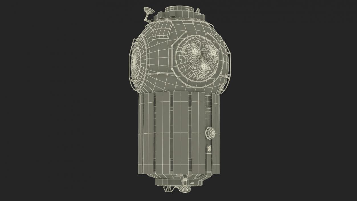 3D Orbital Space Station Airlock Module