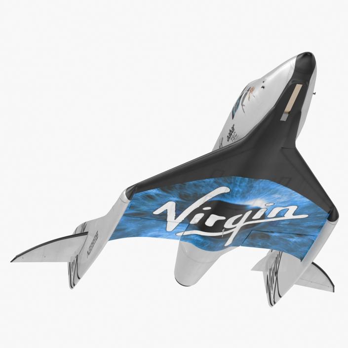 Suborbital Spaceplane SpaceShipTwo 3D model