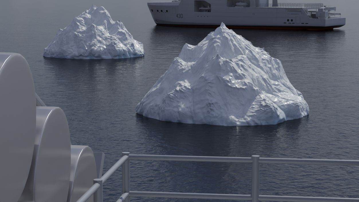 Iceberg 2 3D model