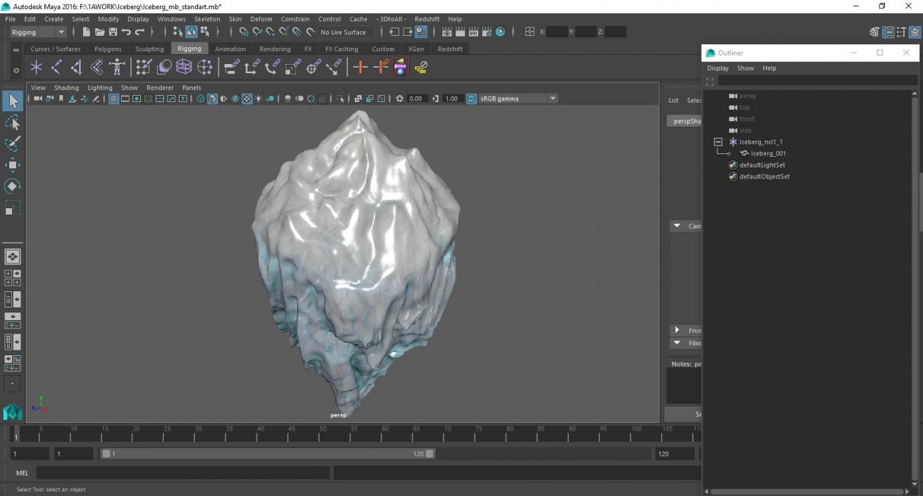 Iceberg 2 3D model