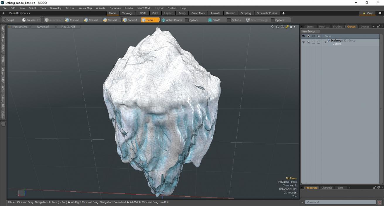 Iceberg 2 3D model