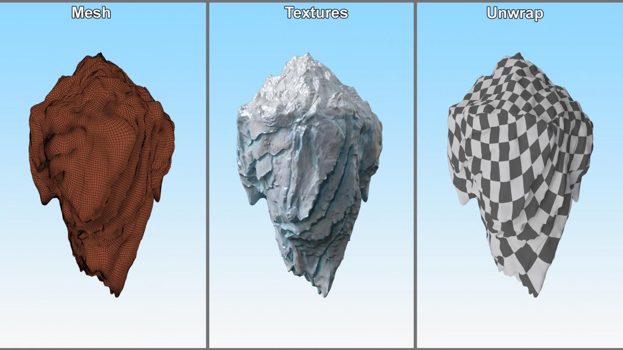 Iceberg 2 3D model