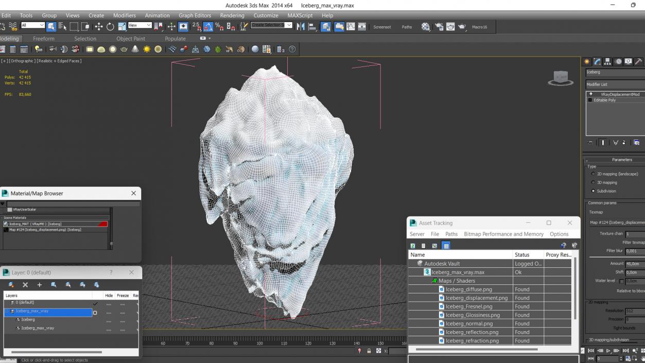 Iceberg 2 3D model