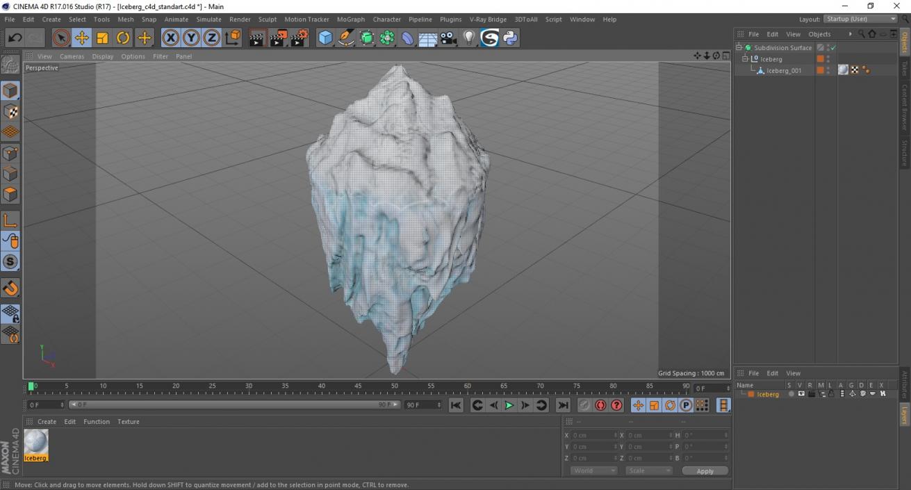 Iceberg 2 3D model