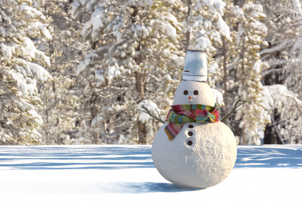 Little Christmas Snowman 3D model