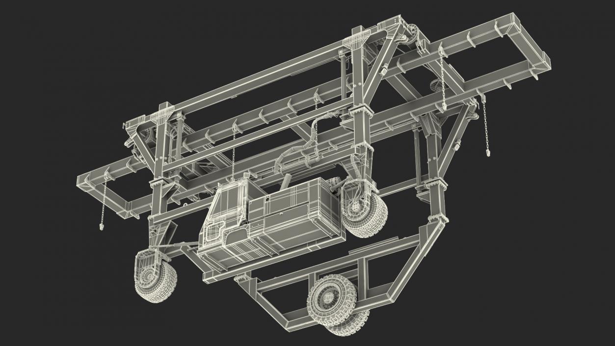 3D model Straddle Carrier New