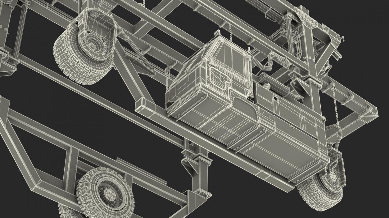 3D model Straddle Carrier New