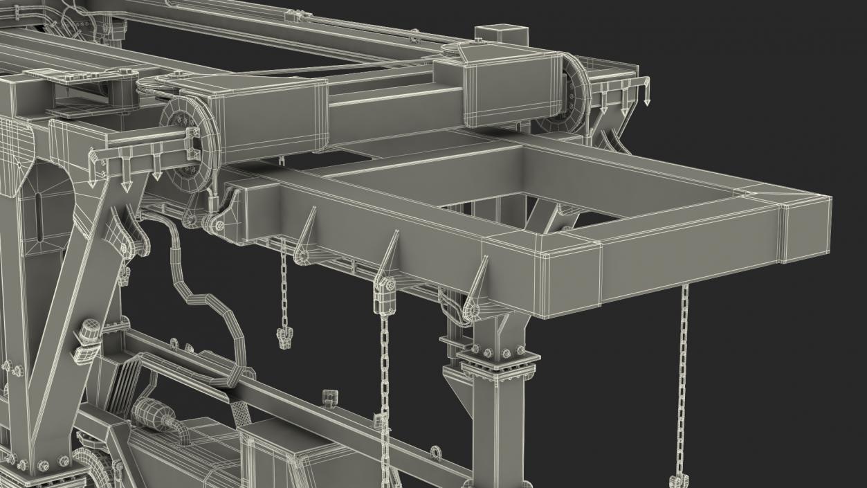 3D model Straddle Carrier New