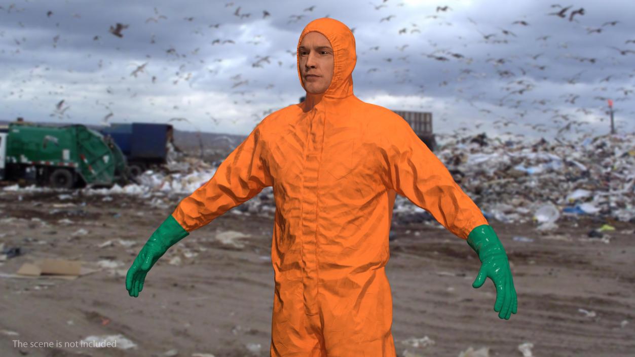 Hazardous Waste Worker 3D