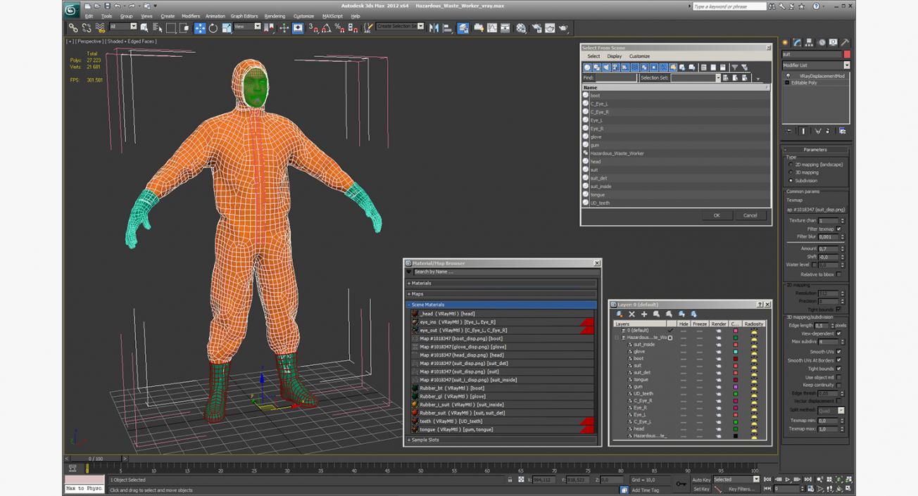 Hazardous Waste Worker 3D