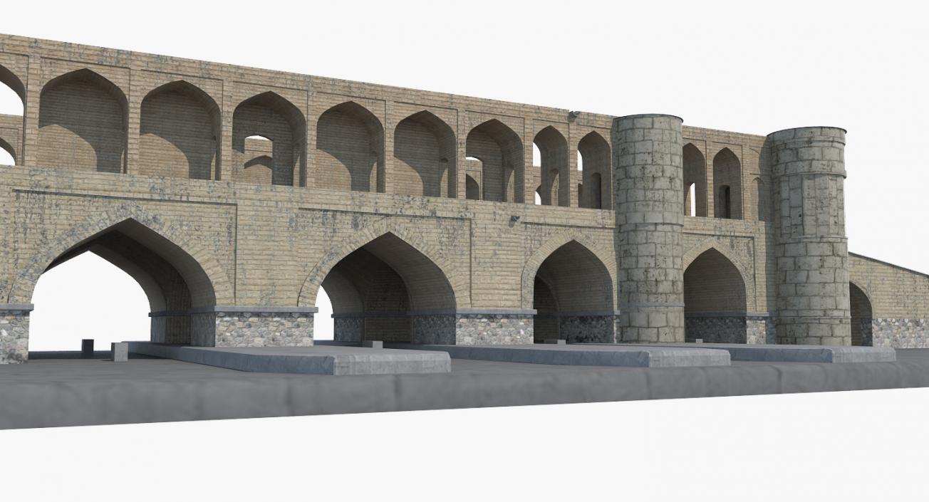 Si-o-seh Pol Bridge of 33 Arches 3D