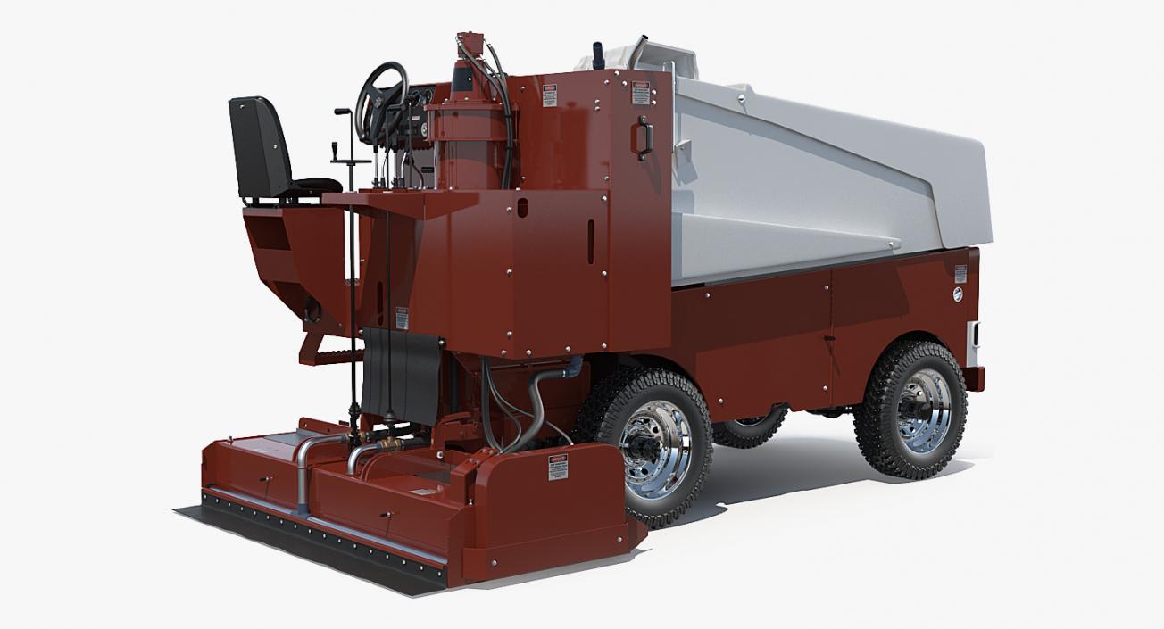 3D Ice Resurfacing Machine model