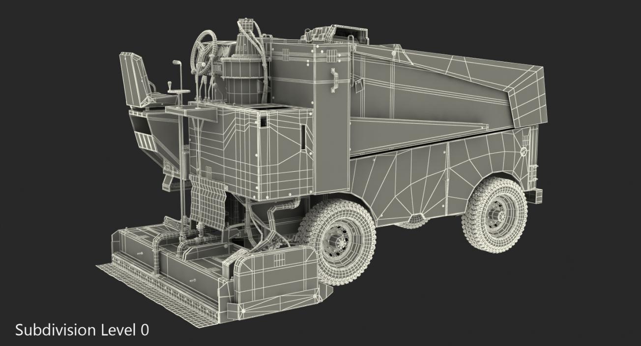 3D Ice Resurfacing Machine model