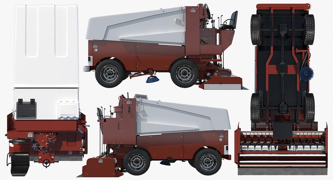 3D Ice Resurfacing Machine model