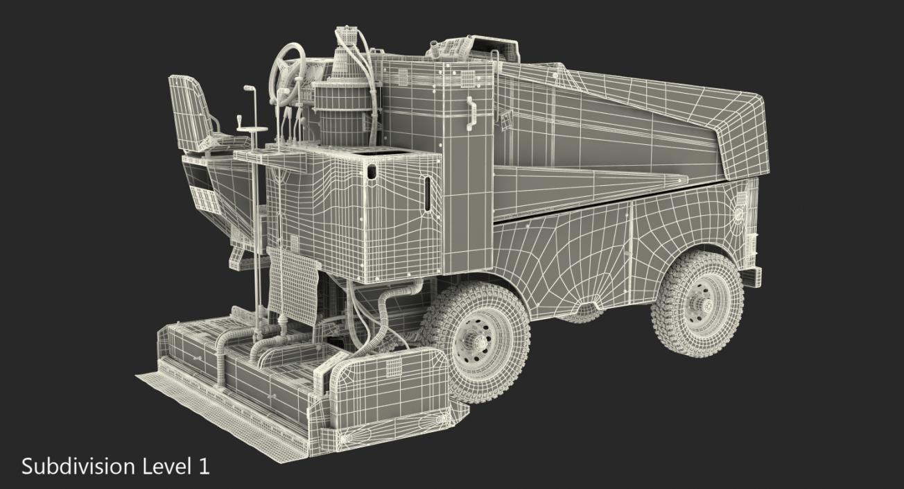 3D Ice Resurfacing Machine model