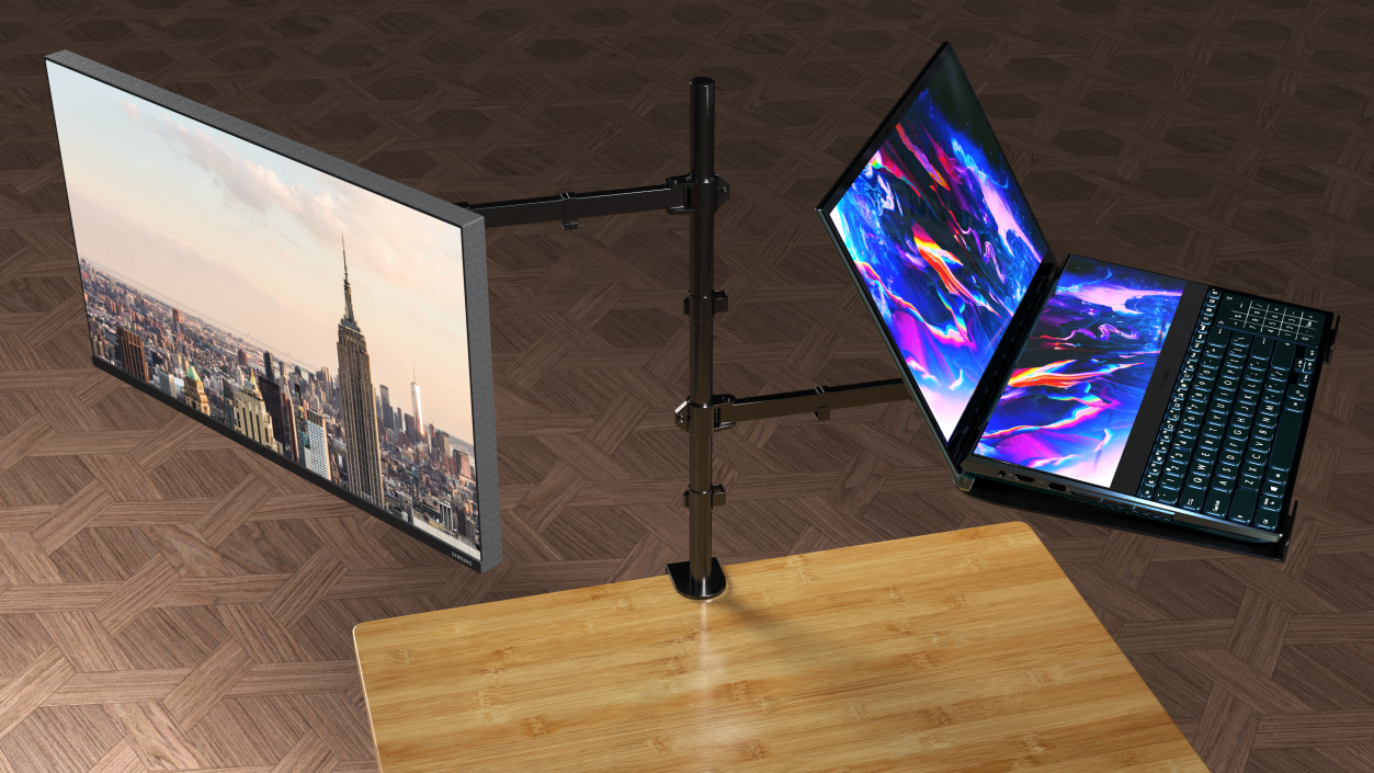 3D Laptop Tray and Desk Mount