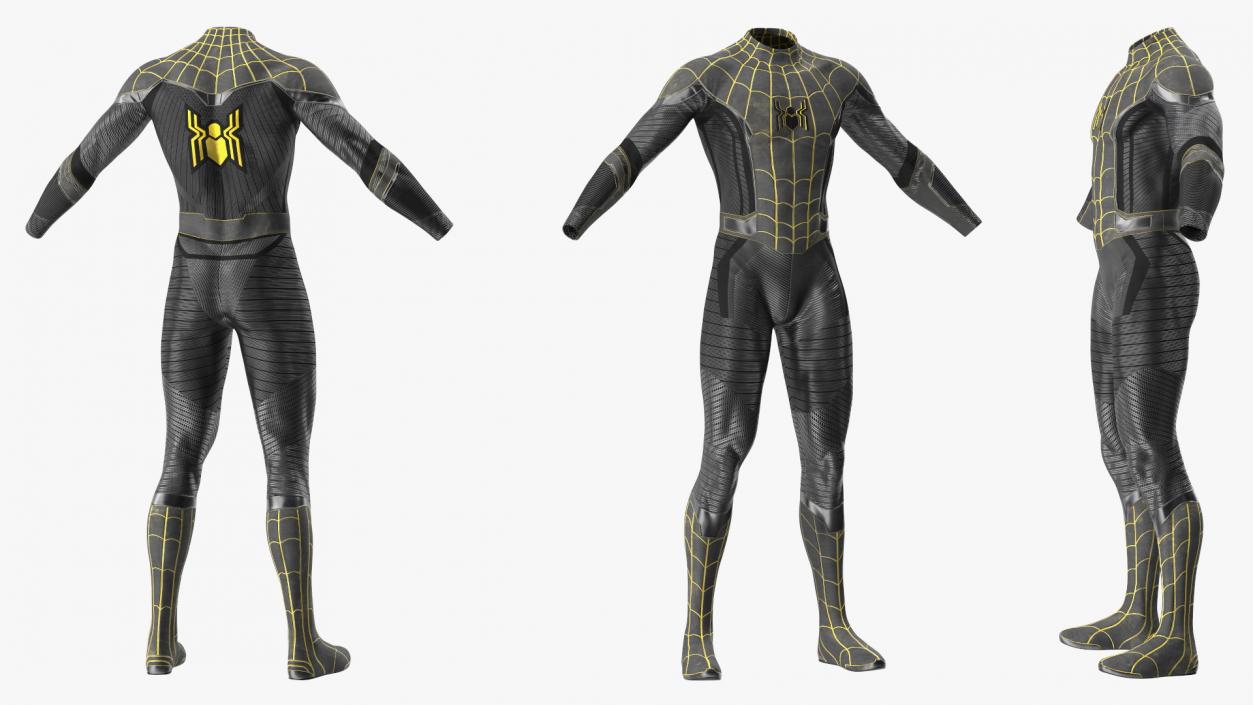 3D model Spiderman Black Suit