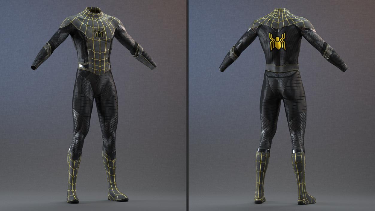 3D model Spiderman Black Suit