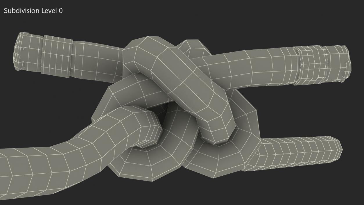 Carrick Bend Knot 3D