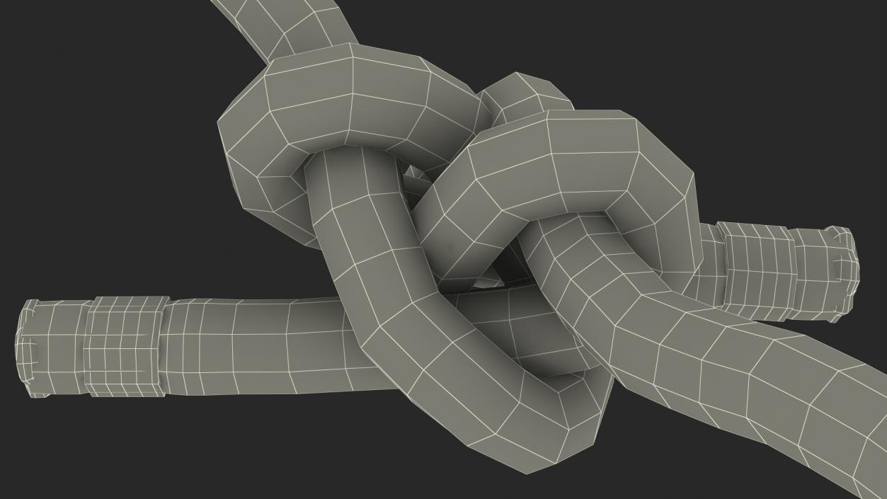 Carrick Bend Knot 3D