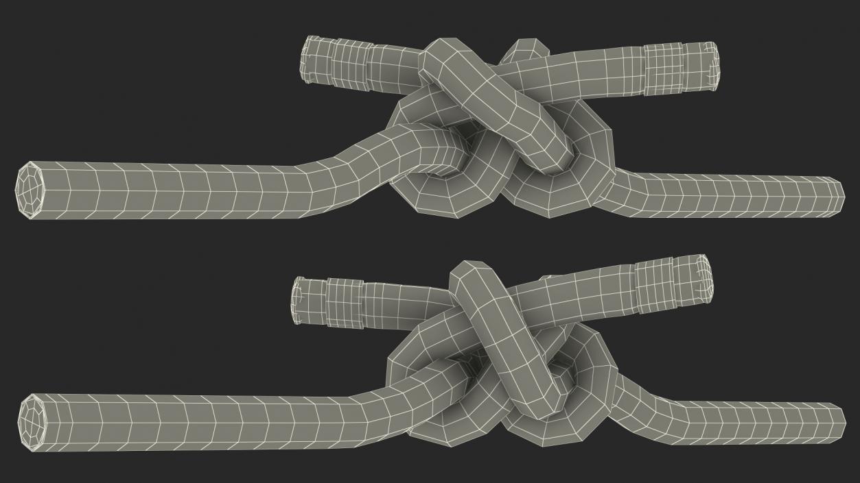 Carrick Bend Knot 3D