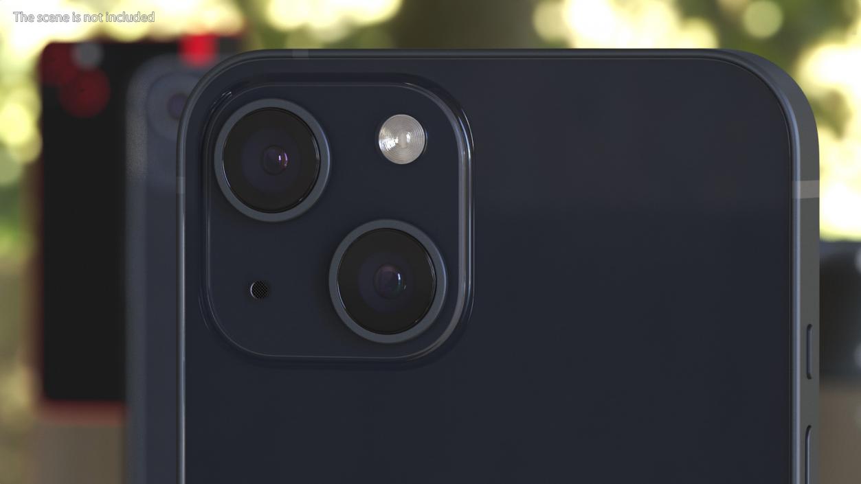 Apple iPhone 14 Midnight 3D model