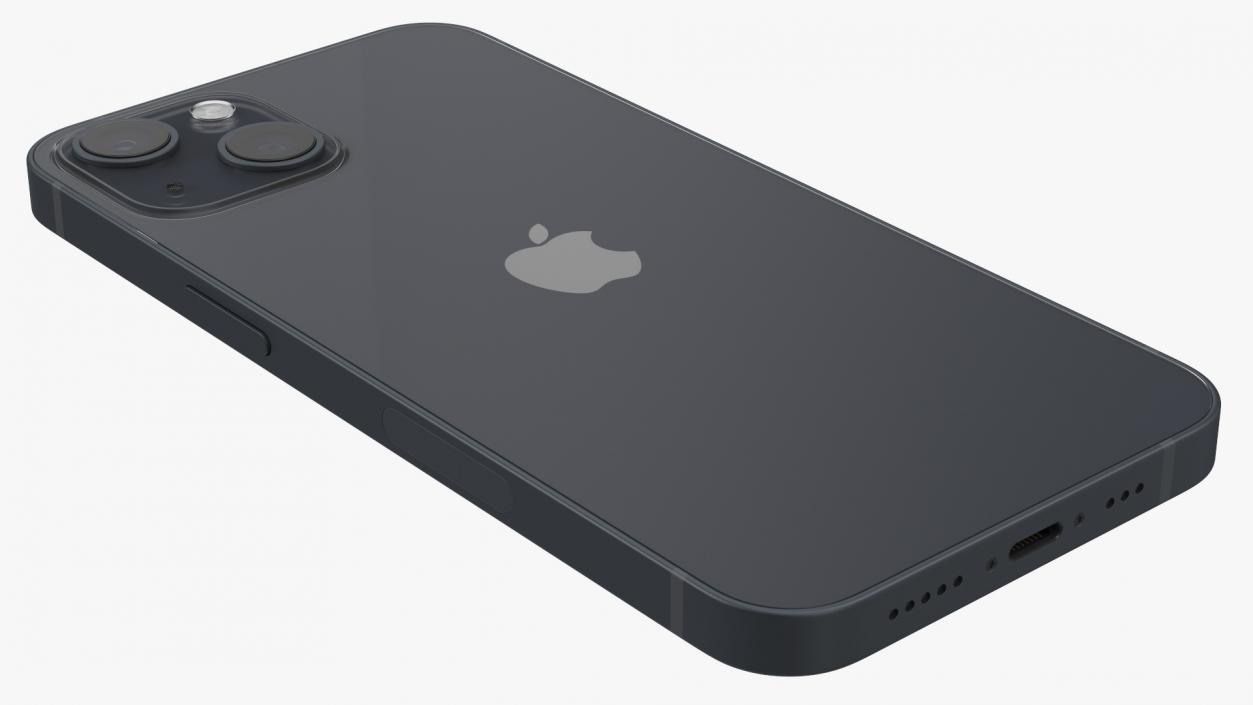 Apple iPhone 14 Midnight 3D model