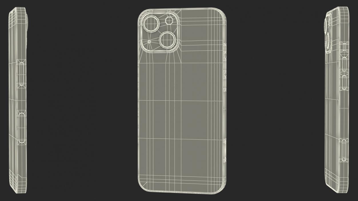 Apple iPhone 14 Midnight 3D model