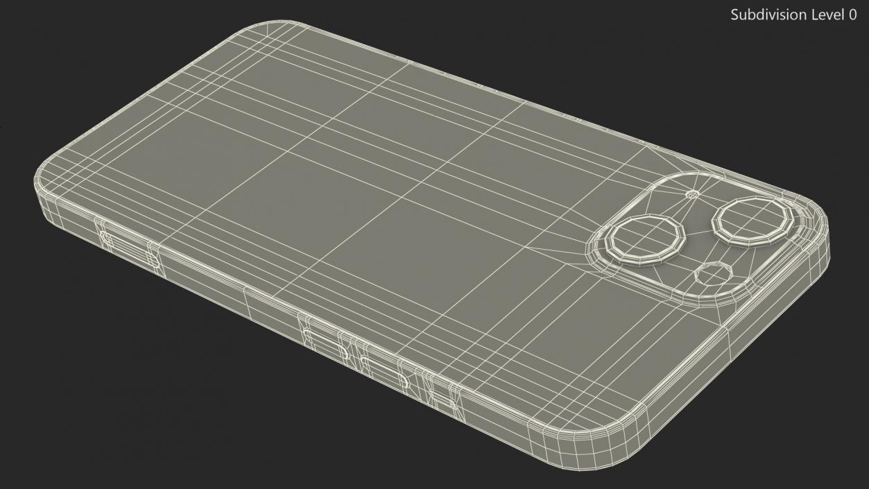 Apple iPhone 14 Midnight 3D model