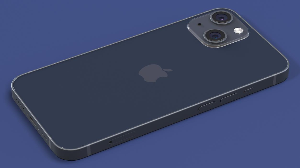 Apple iPhone 14 Midnight 3D model