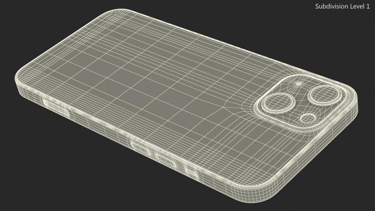 Apple iPhone 14 Midnight 3D model