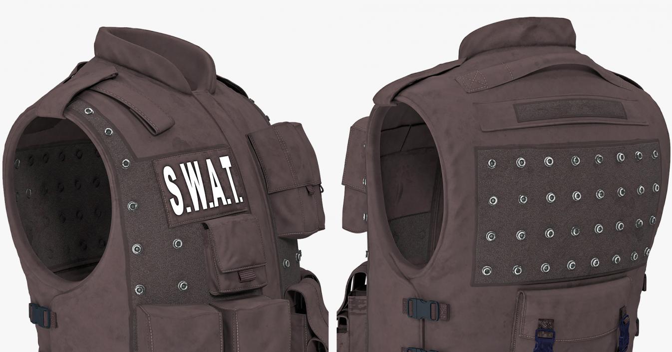 3D model Military Vests Collection