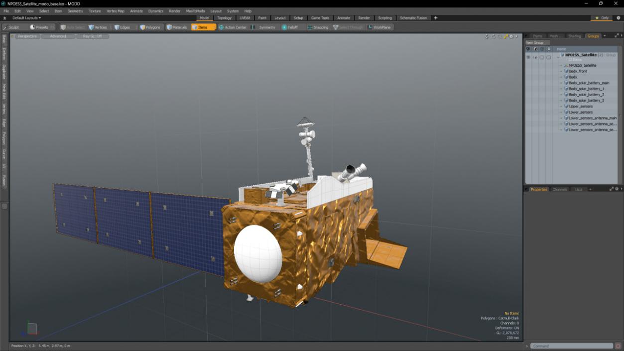 3D NPOESS Satellite