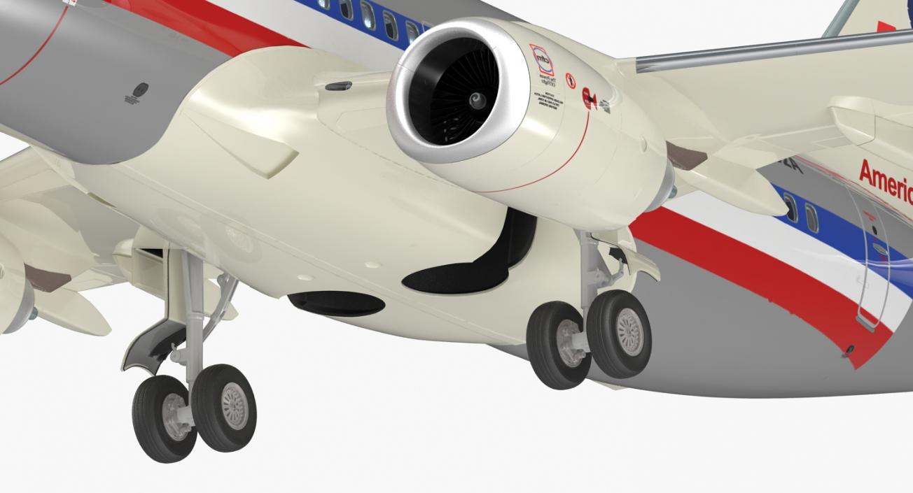 3D Boeing 737-600 with Interior American Airlines