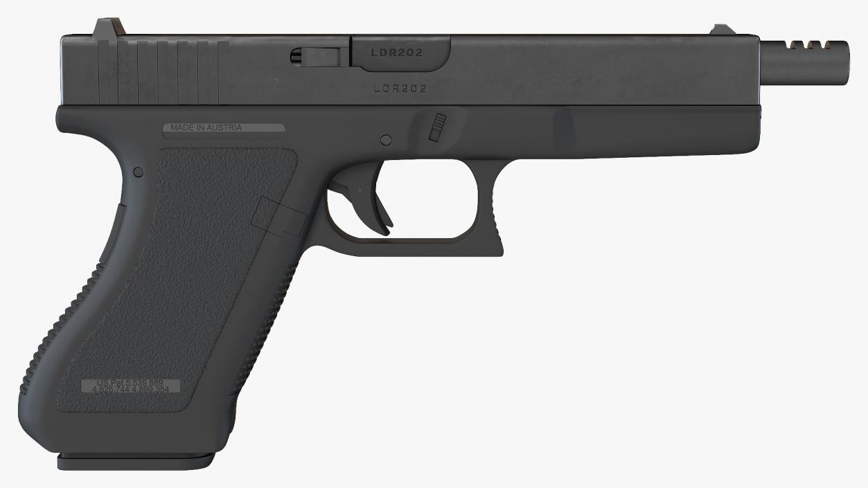 3D model Semiautomatic Pistol