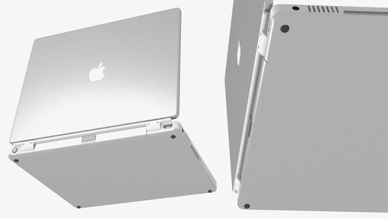 3D model Apple PowerBook G4 Laptop