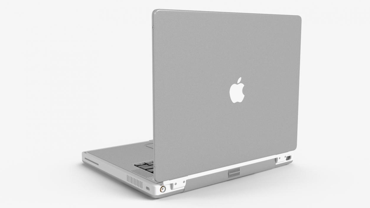 3D model Apple PowerBook G4 Laptop