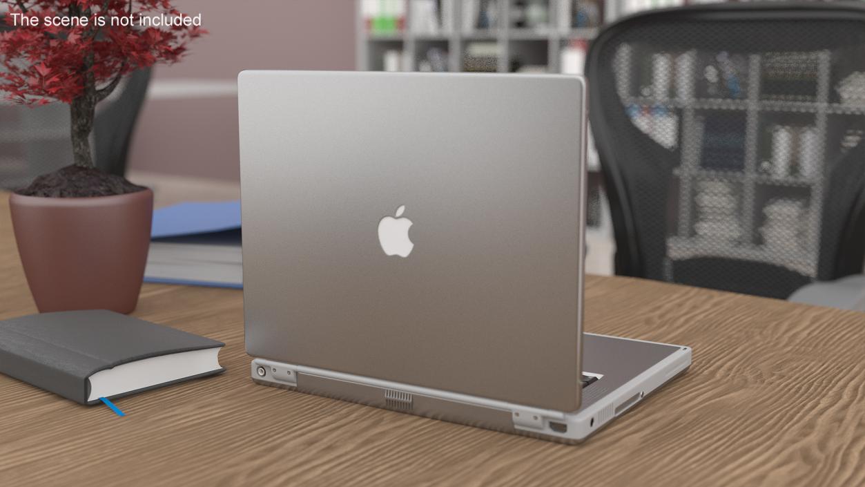 3D model Apple PowerBook G4 Laptop