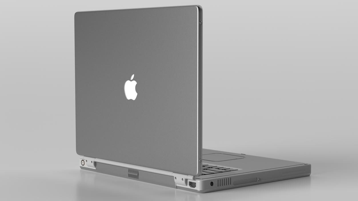 3D model Apple PowerBook G4 Laptop