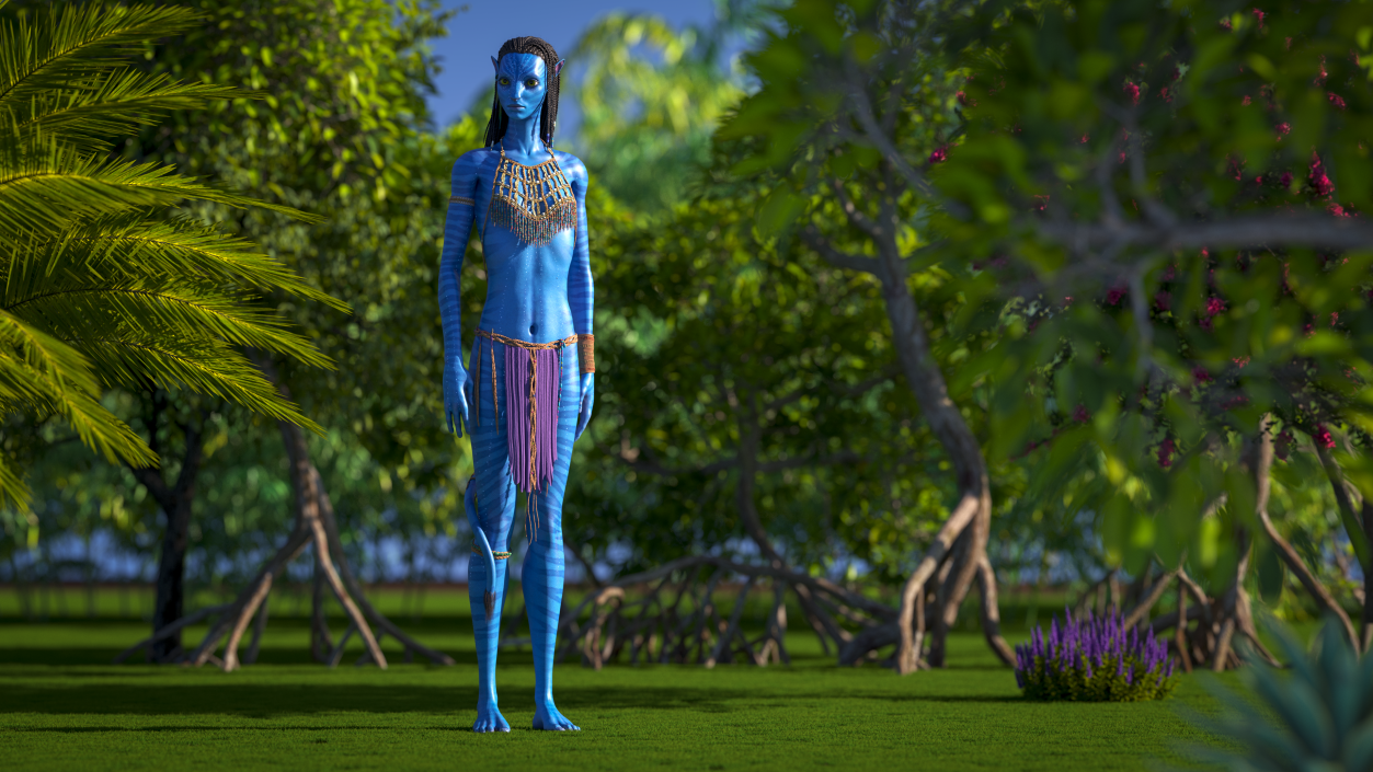 3D model Neytiri Avatar Stand Pose