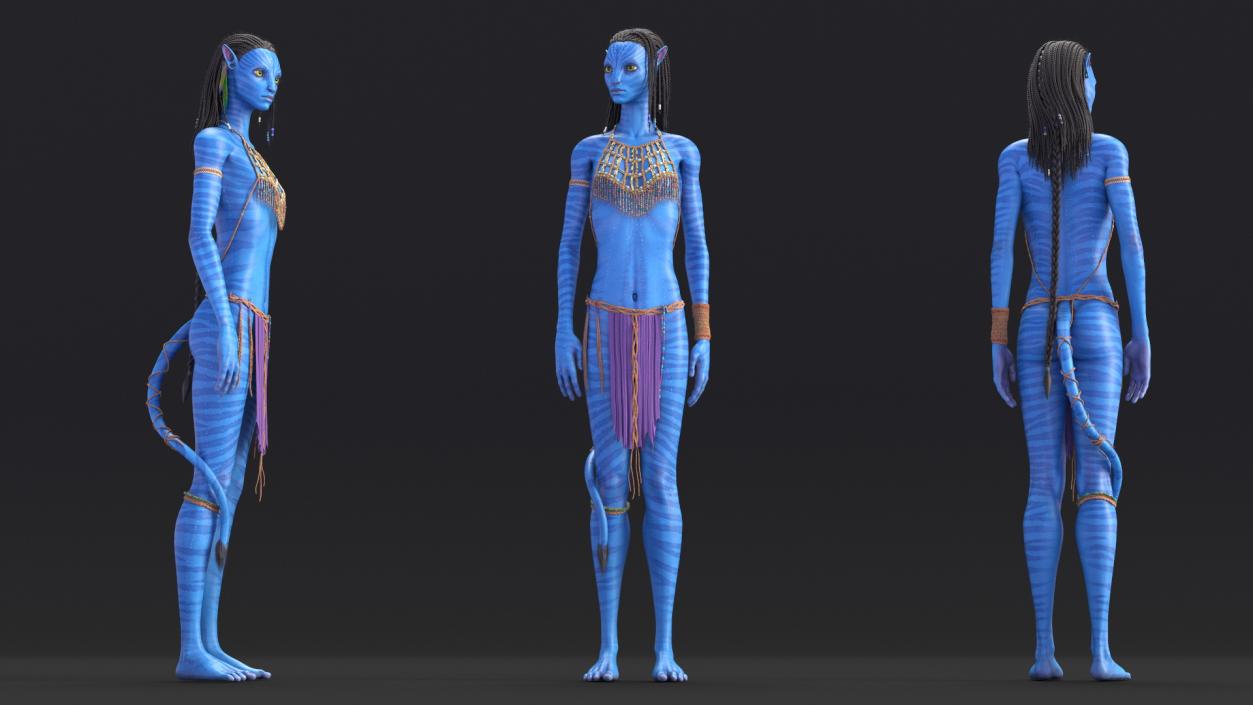 3D model Neytiri Avatar Stand Pose