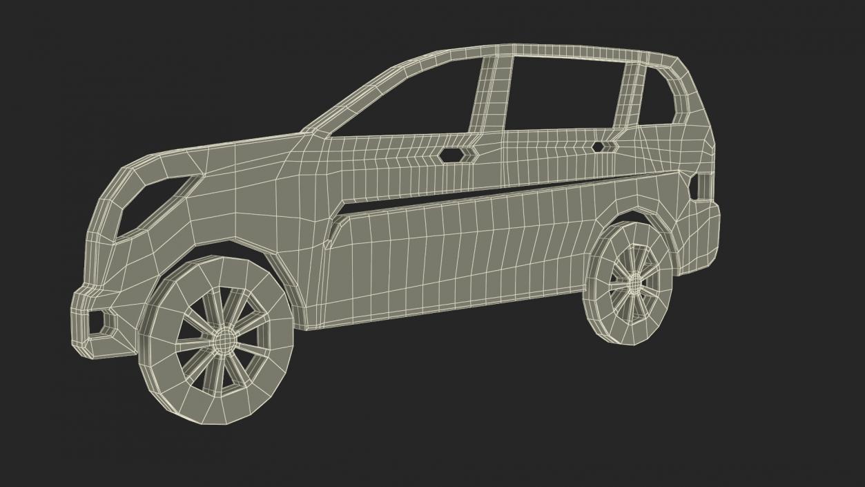 3D Car Silhouettes Collection 2 model