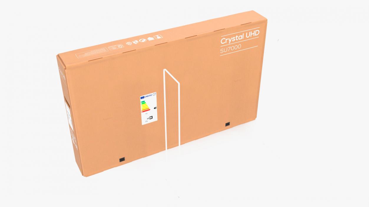 3D 85 Inch TV Moving Carton Box model