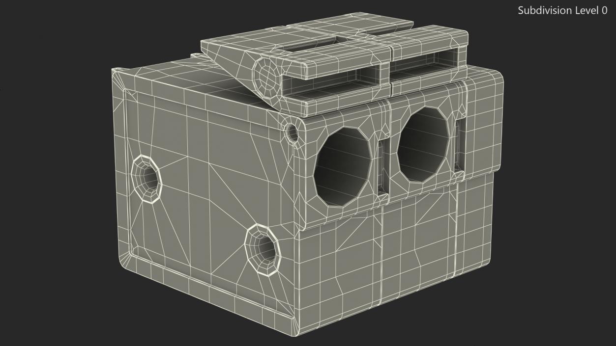 Screwless Terminal Block 3D model