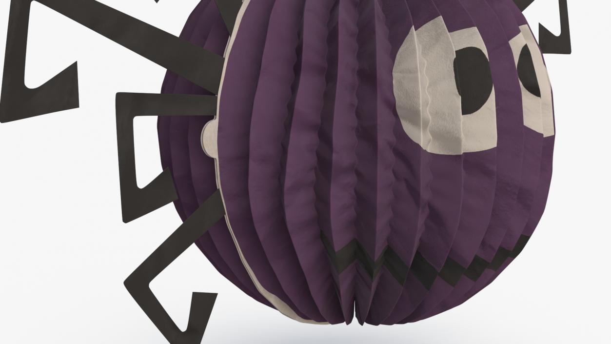 Halloween Spider Paper Decorations 3D model