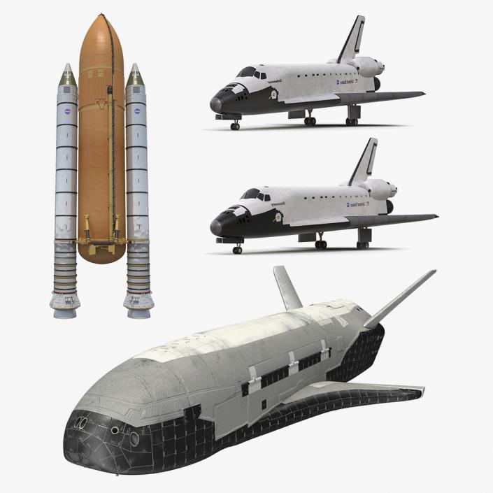 Space Shuttles Collection 3 3D