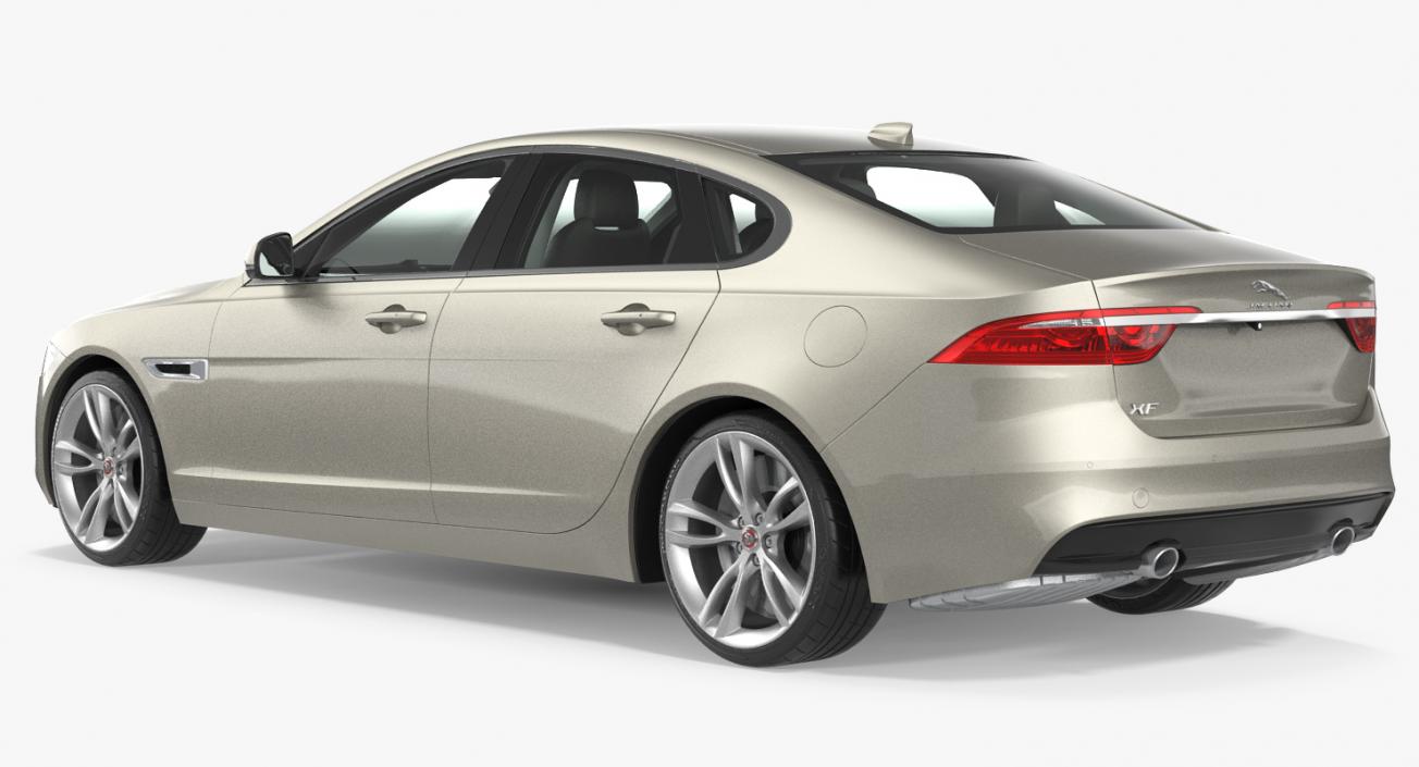 3D model Jaguar XF Simple Interior