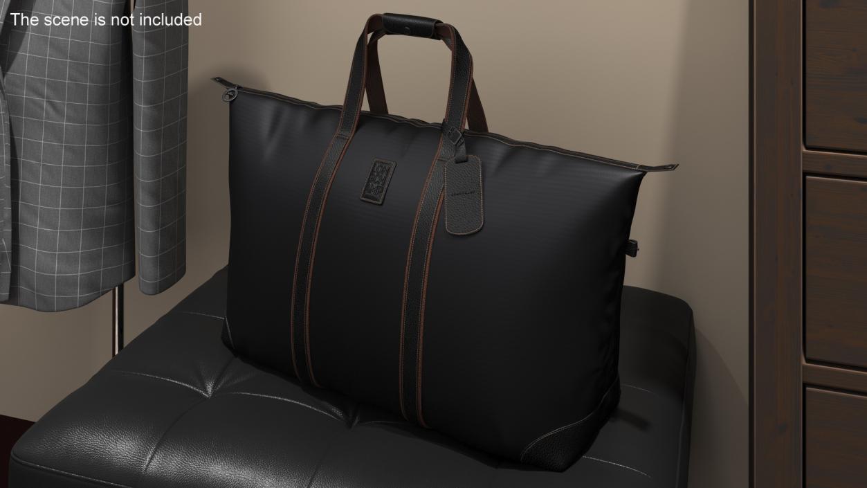 3D model Designer Travel Bag LONGCHAMP Black