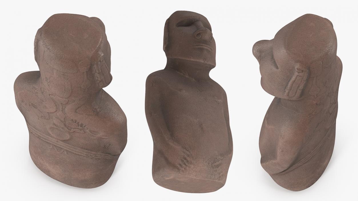 3D model Easter Island Statue Moai